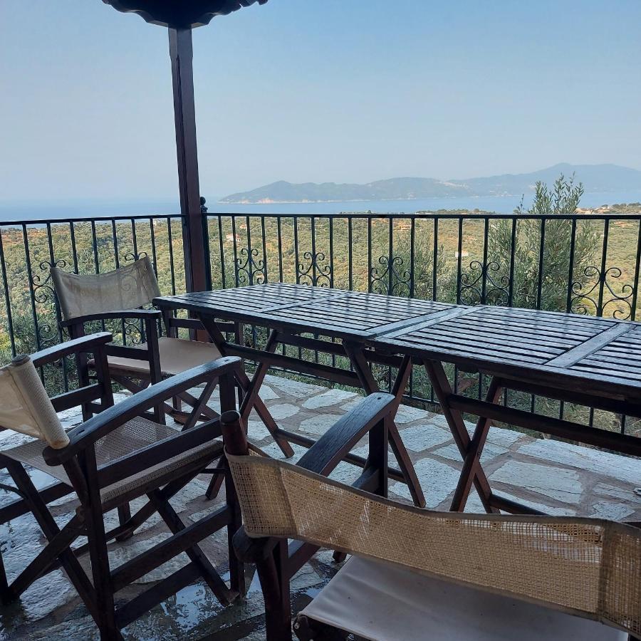 Villa Amfithea Moni Evaggelistrias Экстерьер фото